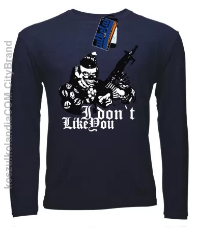 I dont like You Circus Killer with Gun - longsleeve męski 