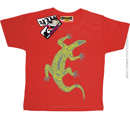 Salamandra Jaszczurka - oryginalna koszulka dziecięca