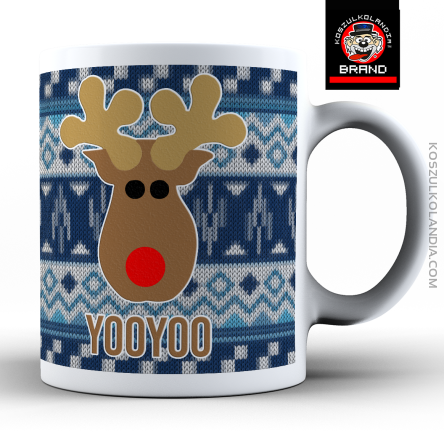 Świąteczny YOO YOO Christmas - kubek ceramiczny 330ml