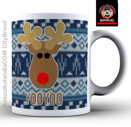 Świąteczny YOO YOO Christmas - kubek ceramiczny 330ml