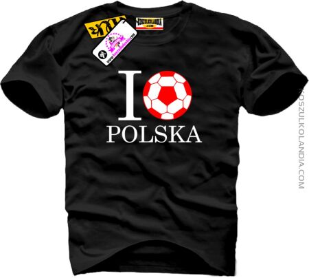 I Love Polska - Koszulka Męska 