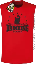 Official Polish Team Drinking League - Bezrękawnik męski czerwony 