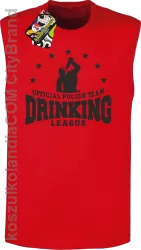 Official Polish Team Drinking League - Bezrękawnik męski czerwony 