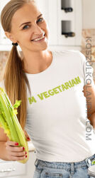 I`m Vegetarian - koszulka damska 3