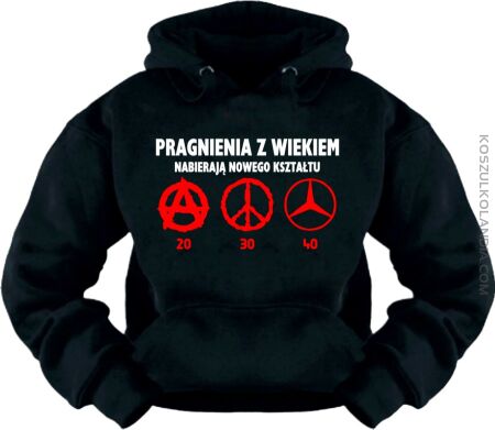 Pragnienia z wiekiem  nabierają nowego kształtu - bluza Nr KODIA00129bl