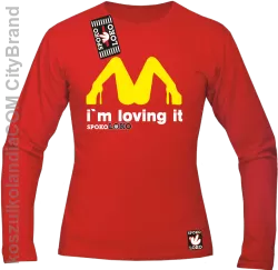 MCky I`m Loving It - Longsleeve męski czerwony 