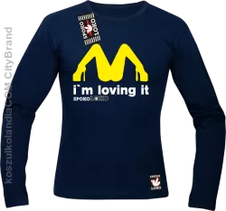 MCky I`m Loving It - Longsleeve męski granat