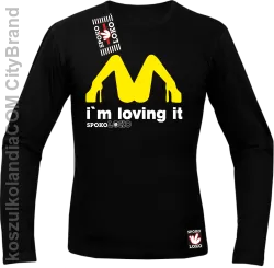 MCky I`m Loving It - Longsleeve męski czarny 
