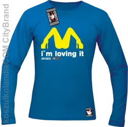 MCky I`m Loving It - Longsleeve męski niebieski