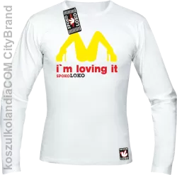 MCky I`m Loving It - Longsleeve męski biały 