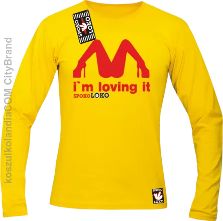 MCky I`m Loving It - Longsleeve męski żółty 