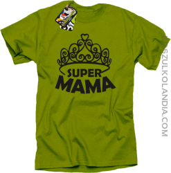 Super mama korona miss - Koszulka Standardowa kiwi