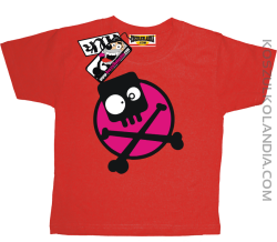 Czacha - koszulka dla dziecka - czerwony