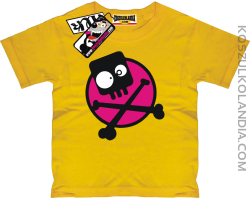 Czacha - koszulka dla dziecka - żółty
