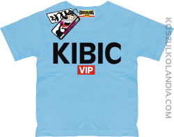 Kibic VIP - super koszulka dziecięca - błękitny