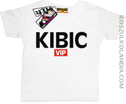 Kibic VIP - super koszulka dziecięca - biały