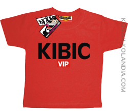 Kibic VIP - super koszulka dziecięca - czerwony