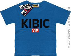Kibic VIP - super koszulka dziecięca - niebieski