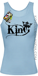 King Simple - Top damski błękit 