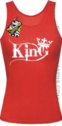King Simple - Top damski czerwony 
