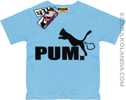 Puma - koszulka dziecięca - błękitny