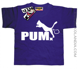 Puma - koszulka dziecięca - fioletowy