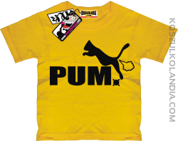 Puma - koszulka dziecięca - żółty
