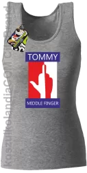 Tommy Middle Finger - Top damski melanż 