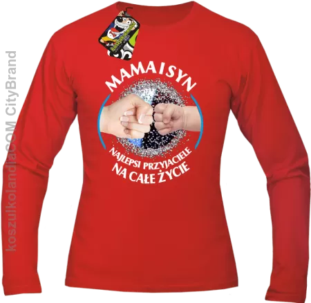 Mama i Syn najlepsi przyjaciele na całe życie - Longsleeve męski