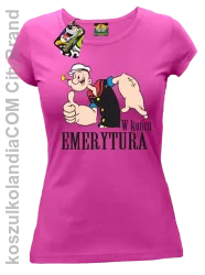 POPEYE w Końcu emerytura - Koszulka damska fuchsia 