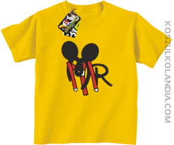 MR ala Mickey - Koszulka Dziecięca - Żółty