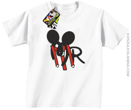 MR ala Mickey - Koszulka Dziecięca - Biały