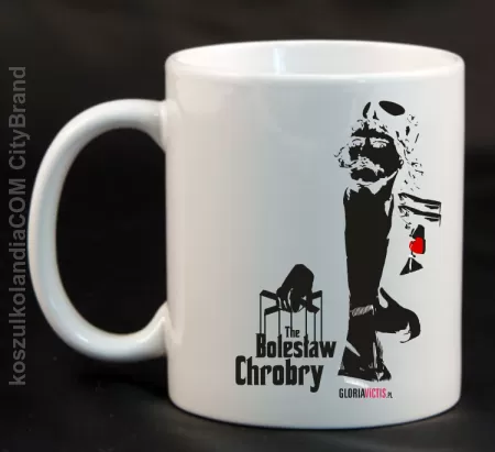 Bolesław Chrobry ala GodFather - Kubek ceramiczny 