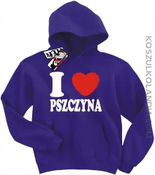 I love Pszczyna - bluza dziecięca - fioletowy