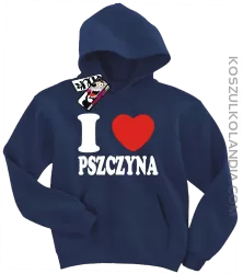 I love Pszczyna - bluza dziecięca - granatowy