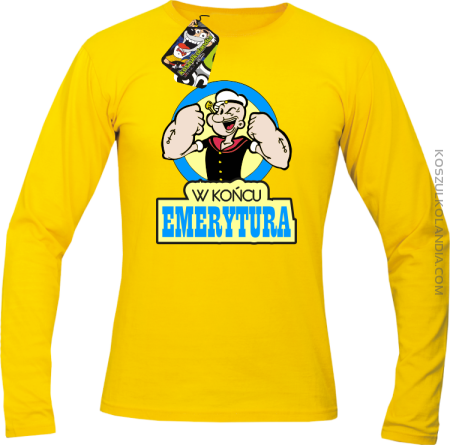 POPEY StrongMan W końcu emerytura - Longsleeve męski 