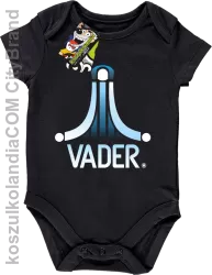 VADER STAR ATARI STYLE - Body dziecięce czarne 
