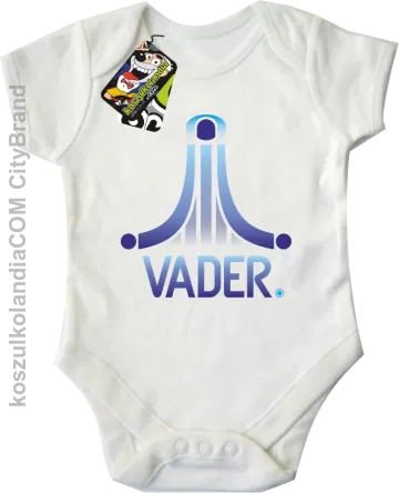 VADER STAR ATARI STYLE - Body dziecięce białe 