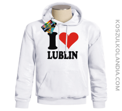 I LOVE LUBLIN - bluza z nadrukiem 2 Bluzy z nadrukiem nadruk