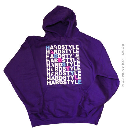 HARDSTYLE Old School BLUE WHITE PINK - Bluza