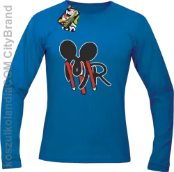 MR ala Mickey - Longsleeve Męski - Niebieski