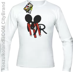 MR ala Mickey - Longsleeve Męski - Biały