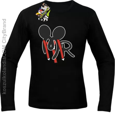 MR ala Mickey - Longsleeve Męski - Czarny