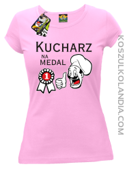 Kucharz na medal-koszulka damska jasny róż