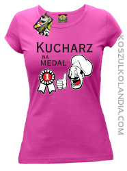 Kucharz na medal-koszulka damska fuchsia