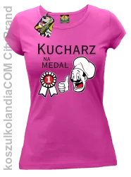 Kucharz na medal-koszulka damska fuchsia