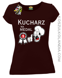 Kucharz na medal-koszulka damska brązowa