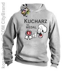 Kucharz na medal - bluza męska z kapturem melanż