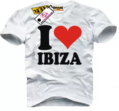 I LOVE IBIZA - koszulka męska