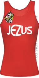 JEZUS Jesus christ symbolic - Top Damski - Czerwony